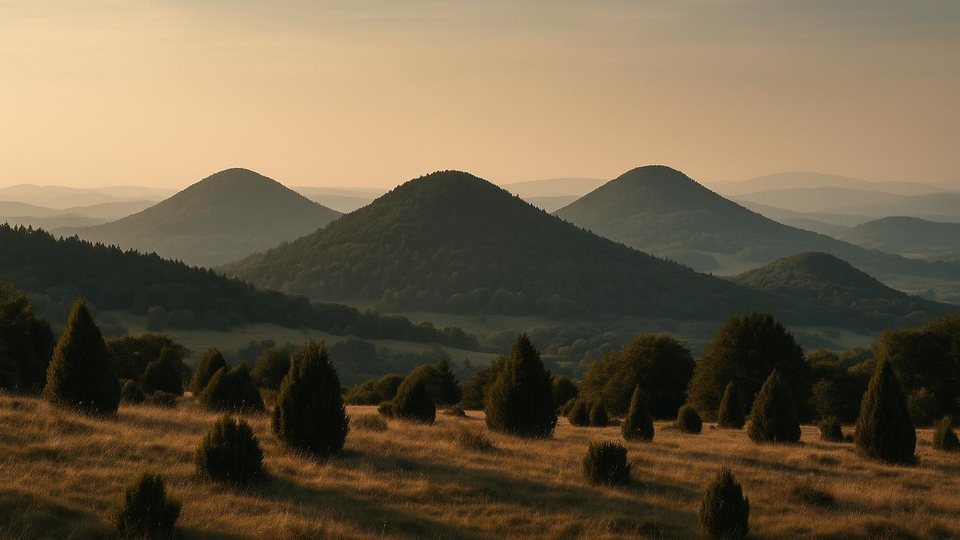 Landschaft vun der Regioun ronderëm Nohn — mat kënschtlecher Intelligenz generéiert Bild