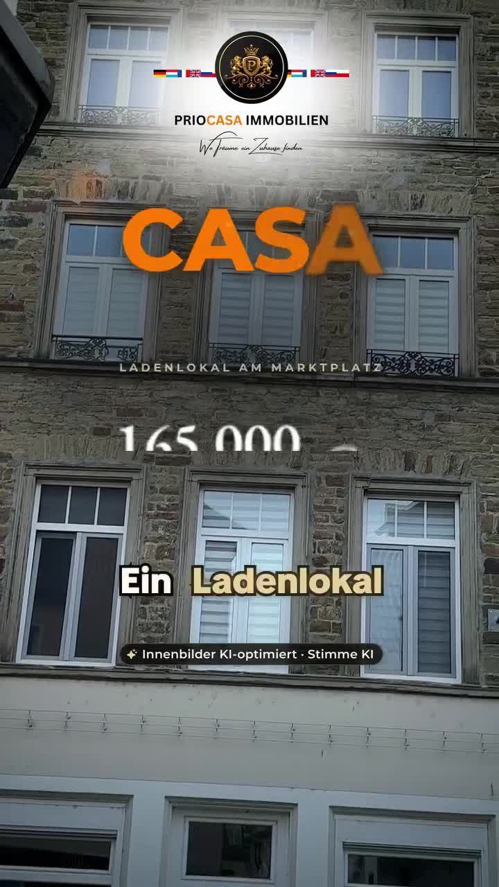 Facebook-Beitrag von PRIOCASA Immobilien vom 17. Oktober 2026: Vermietet an eine Musikschule: Ladenlokal Koblenz, 165.000 € 💬 Kommentieren Sie LADEN…