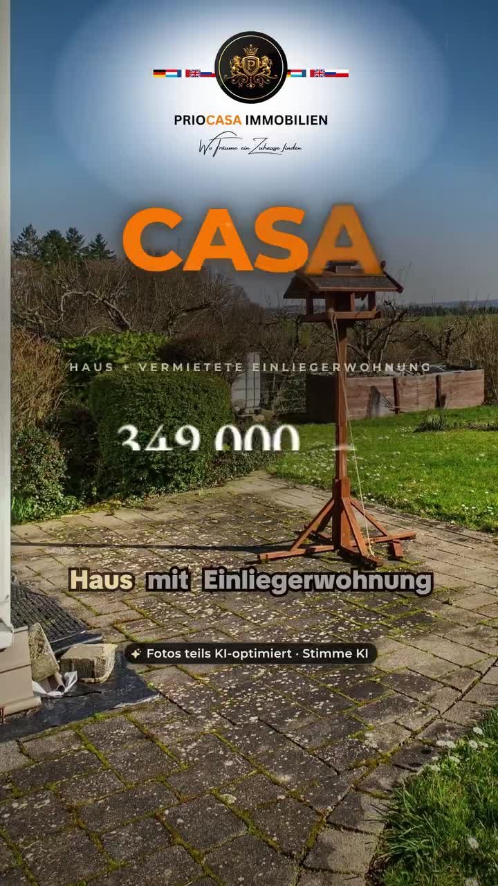 Facebook-Beitrag von PRIOCASA Immobilien vom 19. Oktober 2026: Wohnen + 350 € Miete im Monat einnehmen? Mückeln, 349.000 € 💬 Kommentieren Sie MÜCKELN…