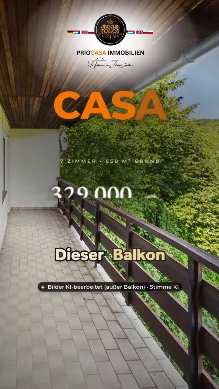 Facebook-Beitrag von PRIOCASA Immobilien vom 20. Oktober 2026: Ganz ehrlich: ein Projekt mit viel Platz – Prüm, 329.000 € 💬 Kommentieren Sie PRÜM – wir…