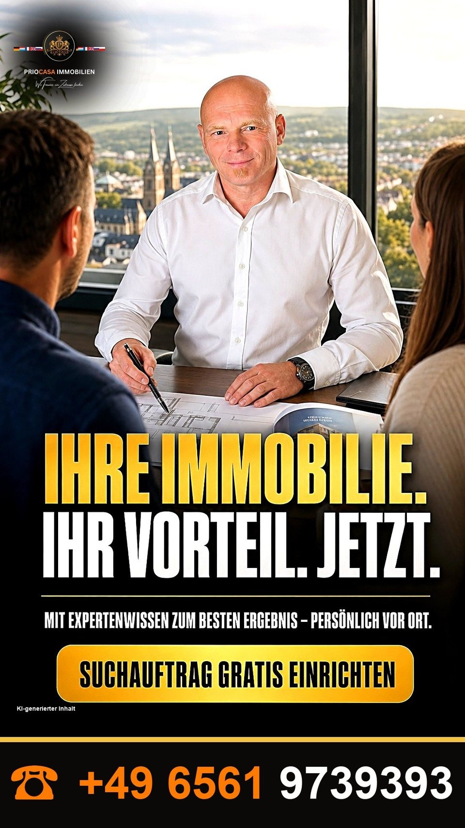 Instagram-Beitrag von PRIOCASA Immobilien vom 15. September 2026: Kompetent verhandeln statt raten lassen 🏡 Klare Regeln, transparente Abläufe: Wer eine…