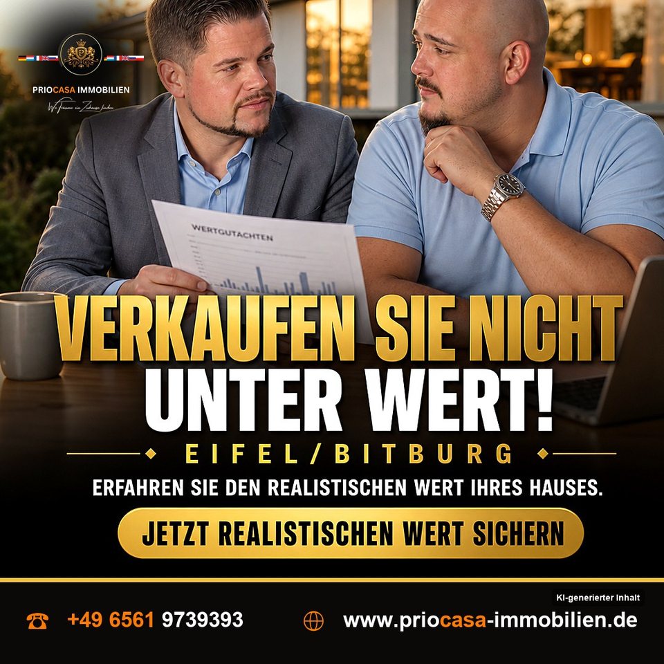 Instagram-Beitrag von PRIOCASA Immobilien vom 10. Oktober 2026: Verkaufen Sie nicht unter Wert! 🏡 Die eigene Immobilie ist mehr als nur Steine und Dach…