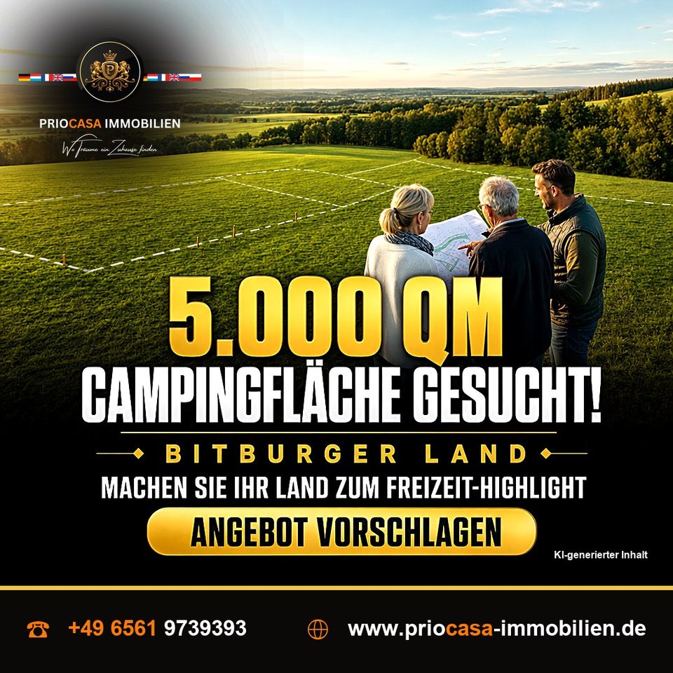 Instagram-Beitrag von PRIOCASA Immobilien vom 18. Oktober 2026: Verkaufen statt verwildern: Was steckt in Ihrer Fläche? 🏡 Eine große Wiese frisst Geld…