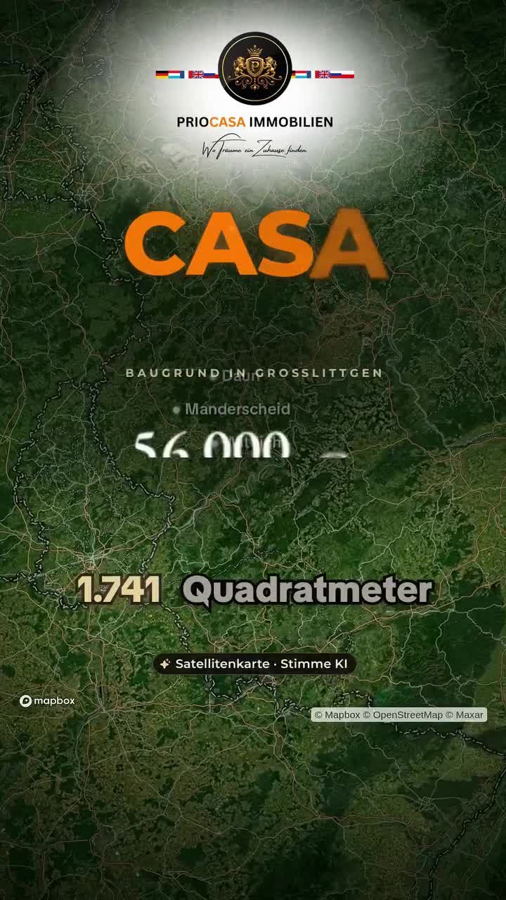 Instagram-Beitrag von PRIOCASA Immobilien vom 18. Oktober 2026: Rund 32 €/m²: Großlittgen, 56.000 €, ohne Frist zum Bauen 💬 Kommentieren Sie GRUNDSTÜCK…