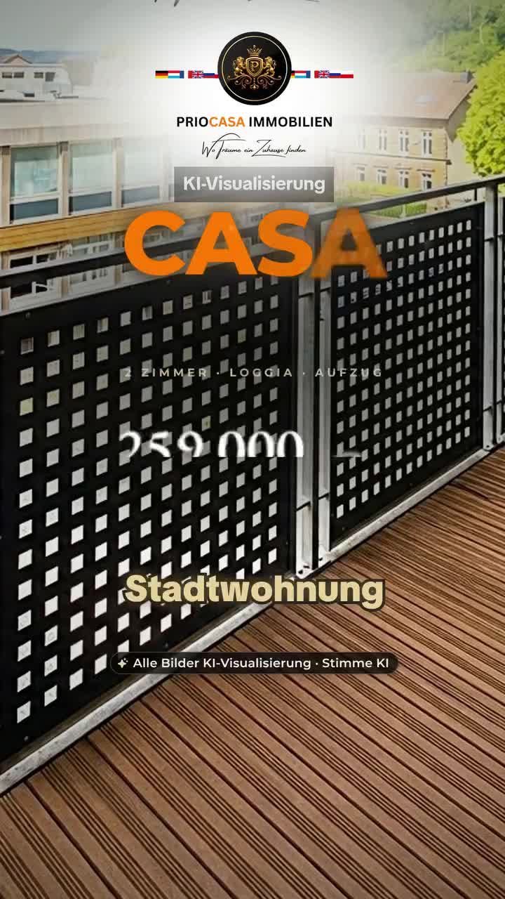 Instagram-Beitrag von PRIOCASA Immobilien vom 19. Oktober 2026: Bahnhof + Autobahn ca. 5 Min.: Wohnung Merzig, 259.000 € 💬 Kommentieren Sie MERZIG – wir…