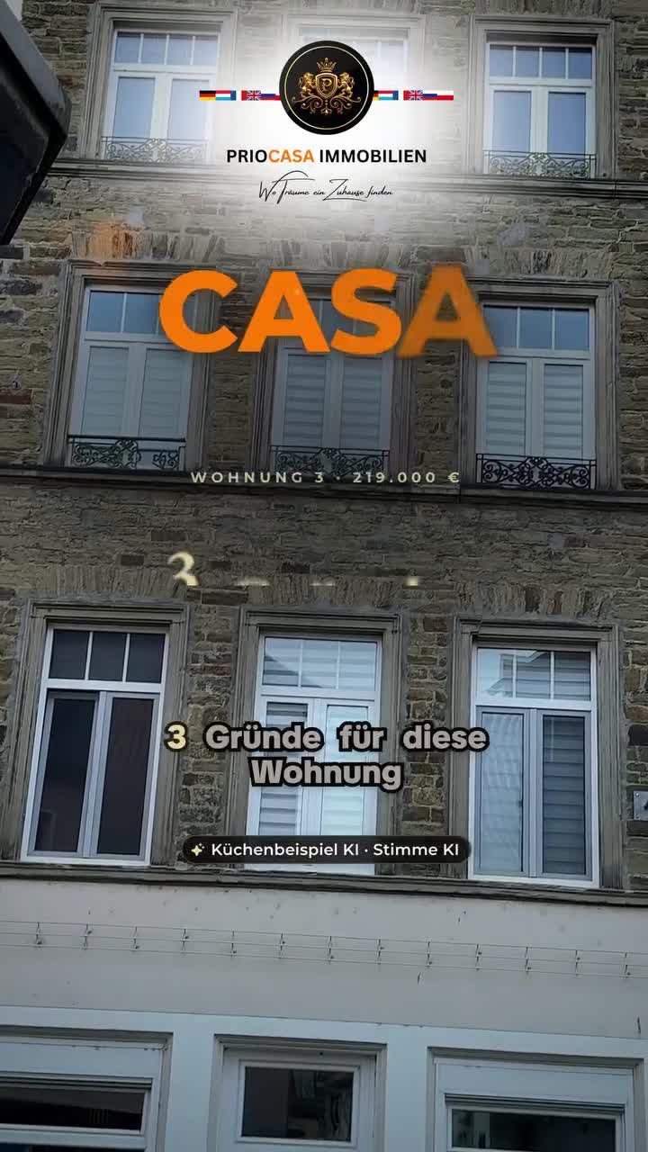 Instagram-Beitrag von PRIOCASA Immobilien vom 30. Oktober 2026: Vermietet für 580 € kalt: 50 m² in Koblenz, 219.000 € 💬 Kommentieren Sie WOHNUNG 3 – wir…