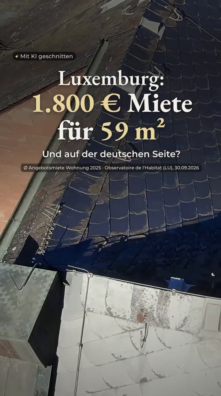Instagram-Beitrag von PRIOCASA Immobilien vom 27. Oktober 2026: Luxemburg oder Eifel? Miete & Kaufpreis im Vergleich – Grenz-Check Nr. 1 Zahlen mit…