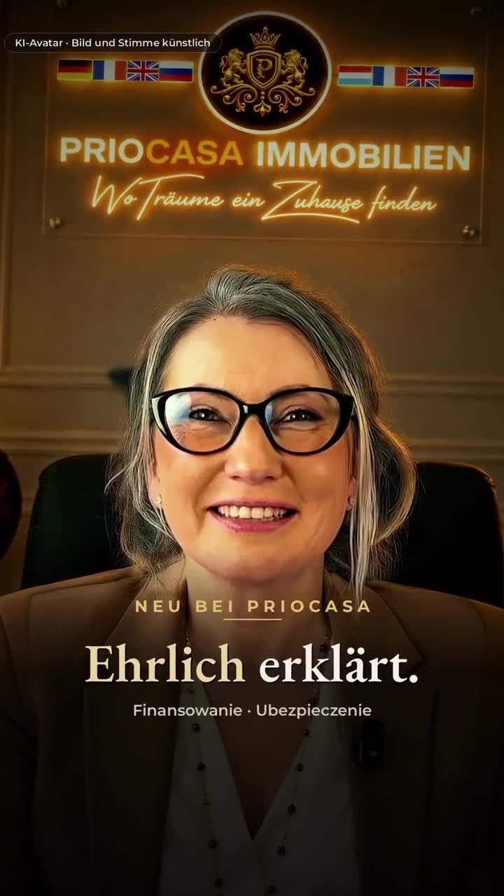 Instagram-Beitrag von PRIOCASA Immobilien vom 27. Oktober 2026: Neu bei PRIOCASA: Aneta Strnisko-Steidt erklärt ab jetzt, was rund ums Haus wirklich…
