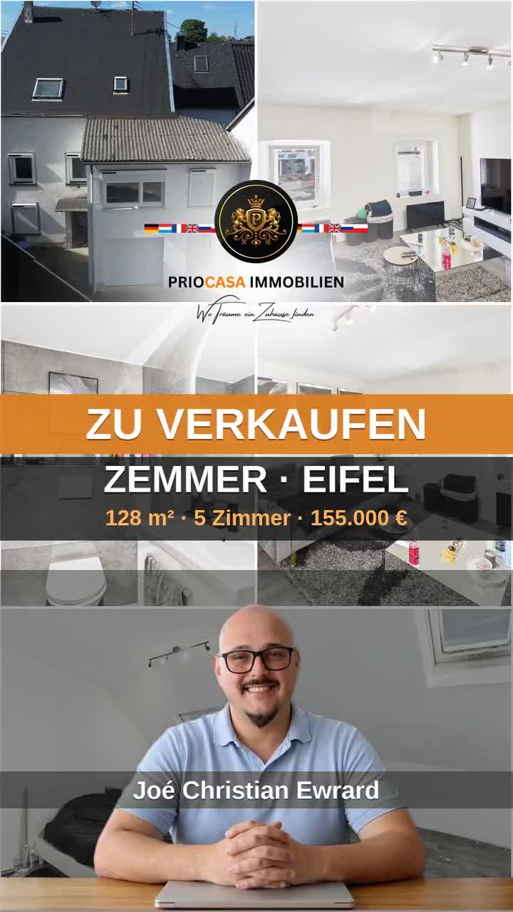 TikTok-Beitrag von PRIOCASA Immobilien vom 23. September 2026: Ein Maklervideo ohne verständlichen Grundriss? Nicht bei Objekt 180. 🏡 Reihenendhaus in…
